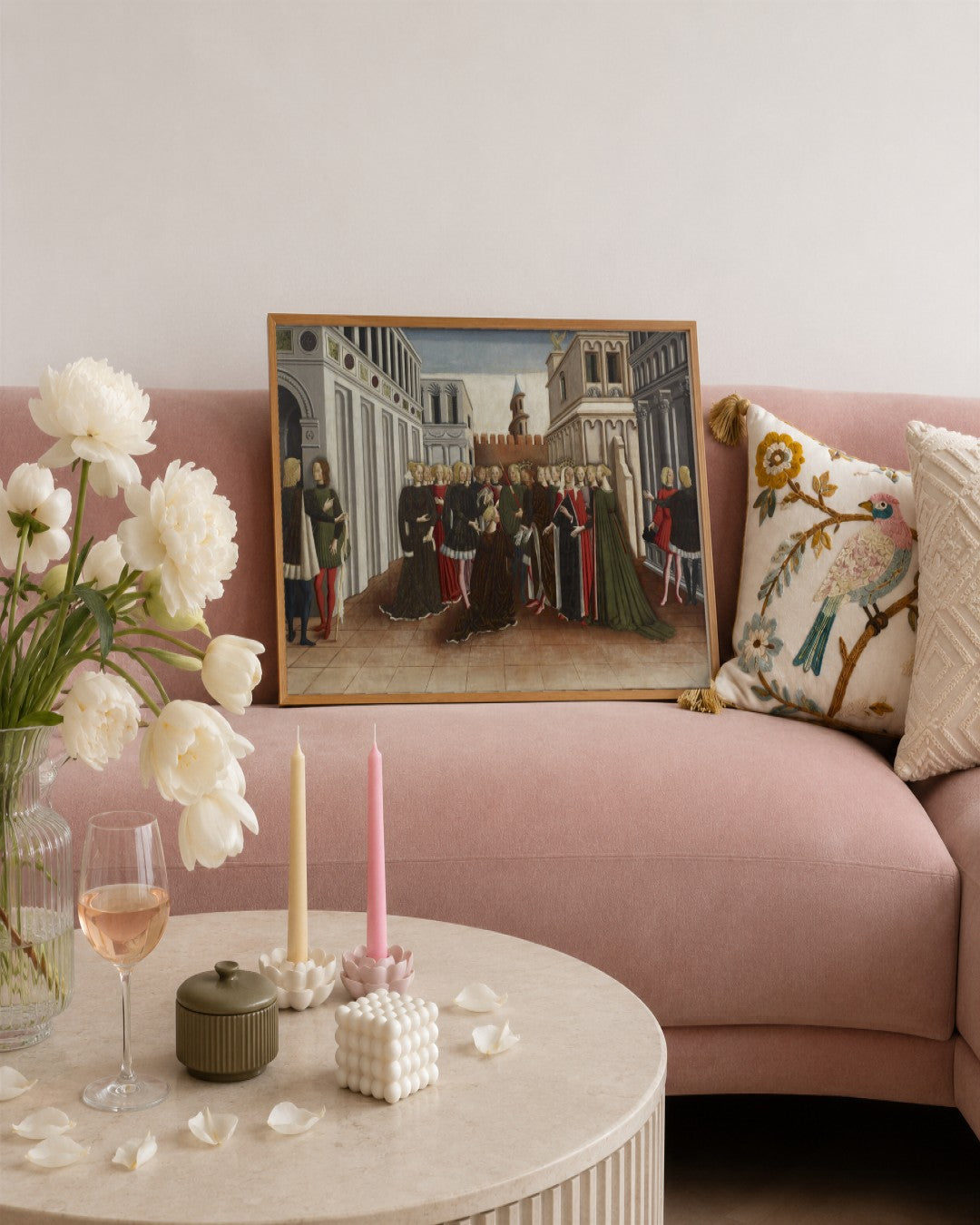 Renaissance Masters - Renaissance Masterpiece No. 63 - framed print in a styled room