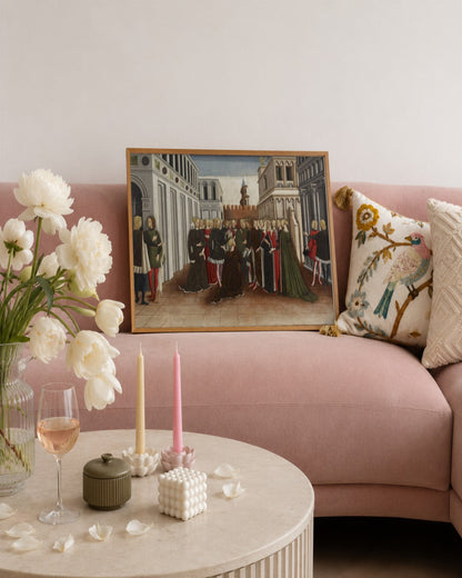 Renaissance Masters - Renaissance Masterpiece No. 63 - framed print in a styled room