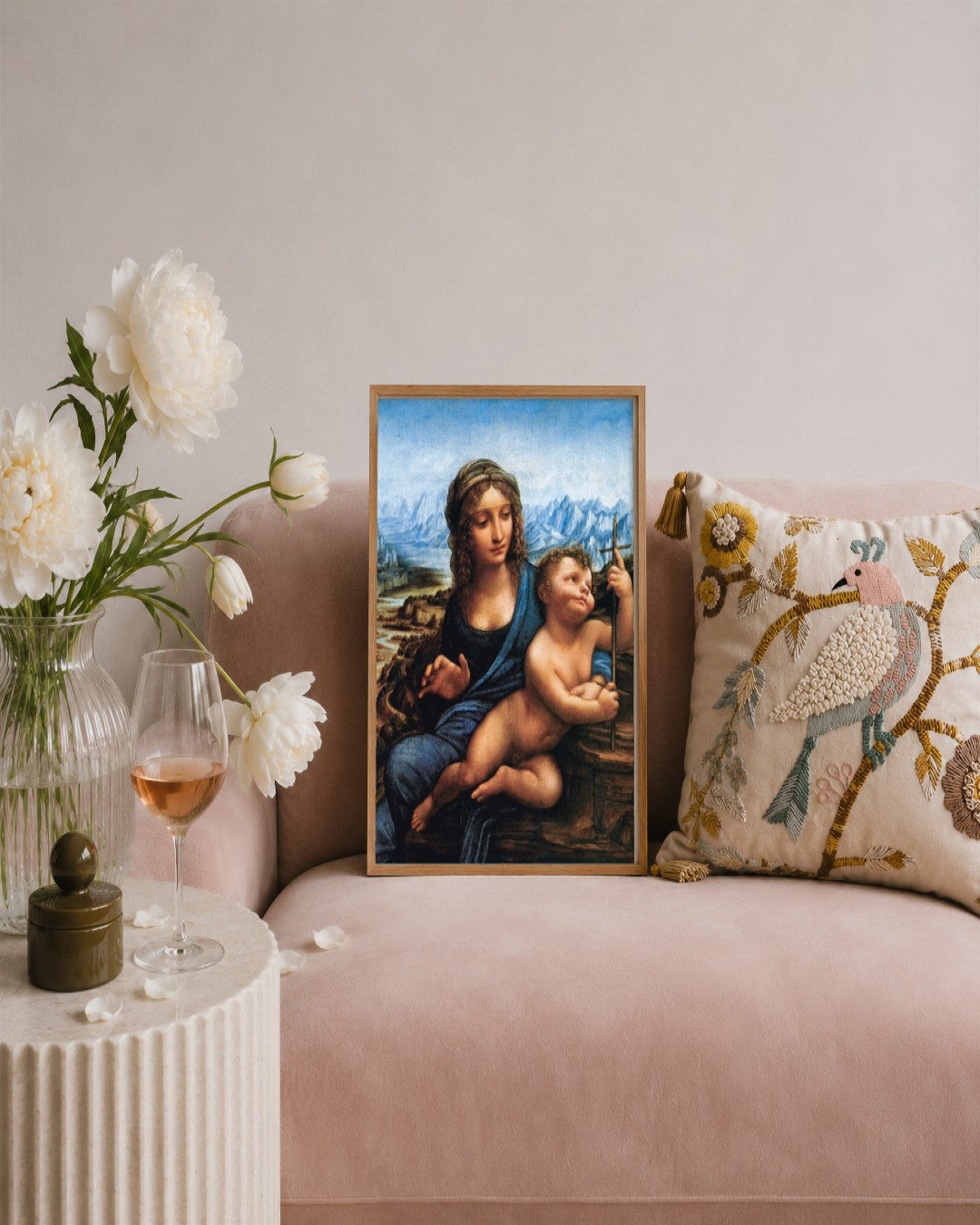 Renaissance Masters - Renaissance Masterpiece No. 314 - framed print in a styled room