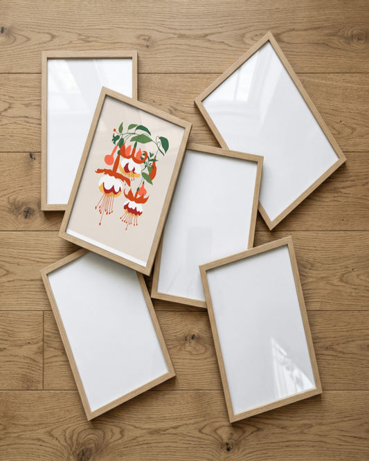 SENT Studio - Botanical Poster No. 66 - framed print in a styled room