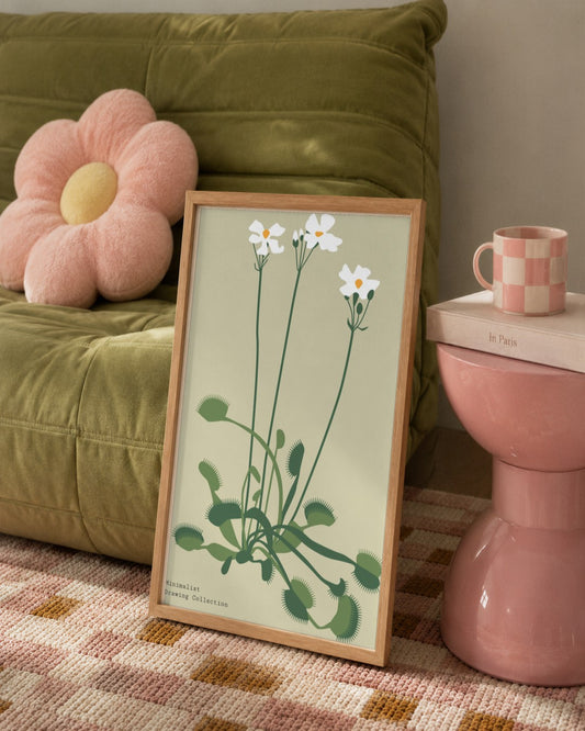 SENT Studio - Botanical Poster No. 45 - framed print in a styled room