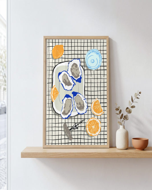 SENT Studio - Cravings Poster No. 28 - framed print in a styled room
