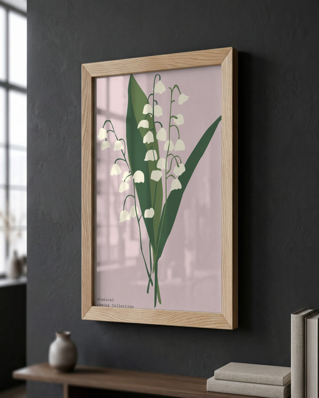 SENT Studio - Botanical Poster No. 63 - framed print in a styled room