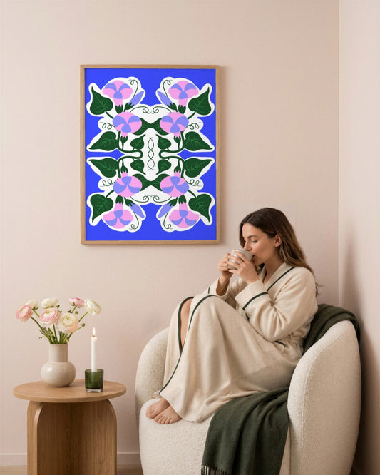 SENT Studio - Aesthetic Poster No. 26 - framed print in a styled room
