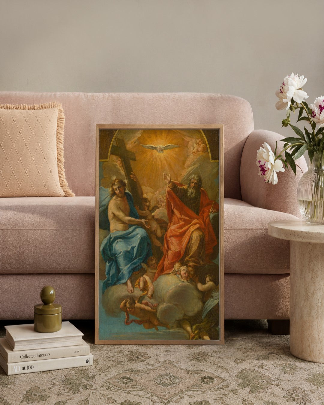 Renaissance Masters - Renaissance Masterpiece No. 199 - framed print in a styled room