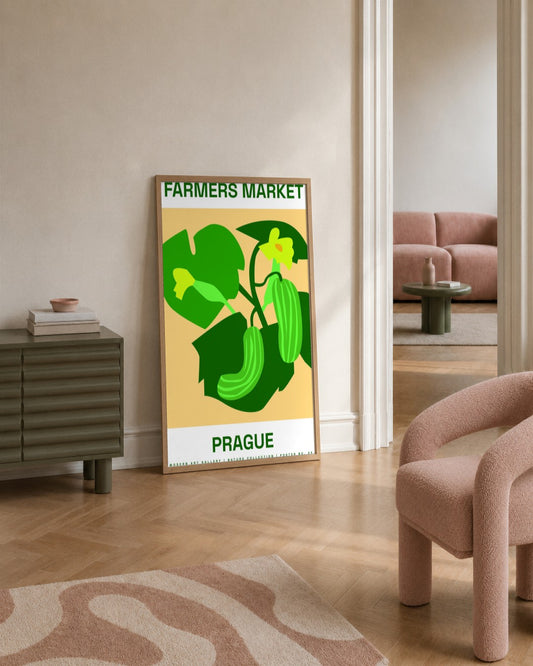 SENT Studio - Artistic Poster No. 34 - framed print in a styled room
