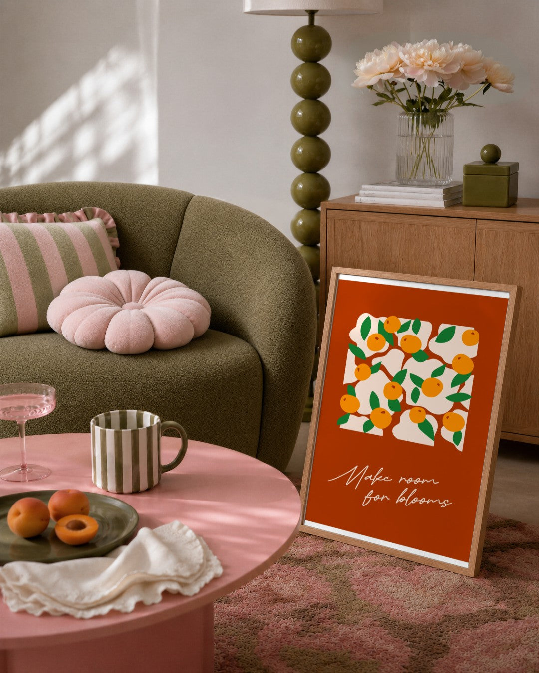 SENT Studio - Artistic Poster No. 20 - framed print in a styled room