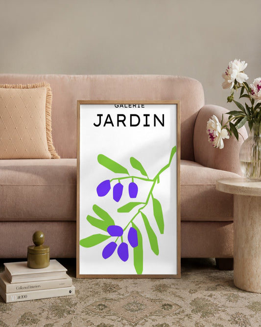SENT Studio - Abstract Poster No. 66 - framed print in a styled room