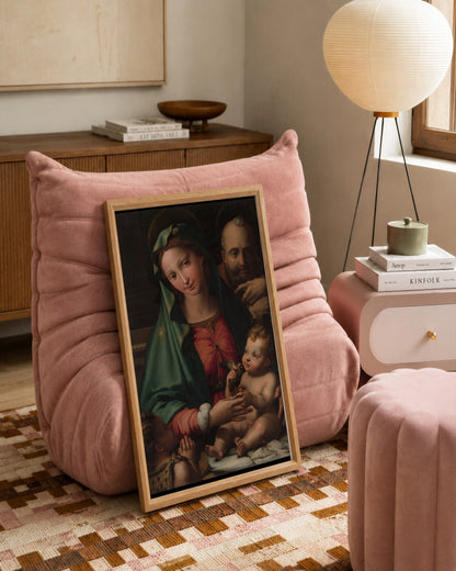Renaissance Masters - Renaissance Masterpiece No. 117 - framed print in a styled room