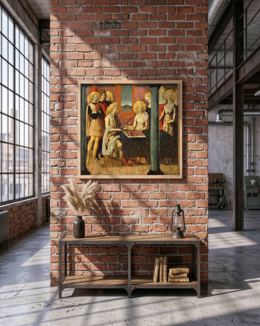 Renaissance Masters - Renaissance Masterpiece No. 135 - framed print in a styled room