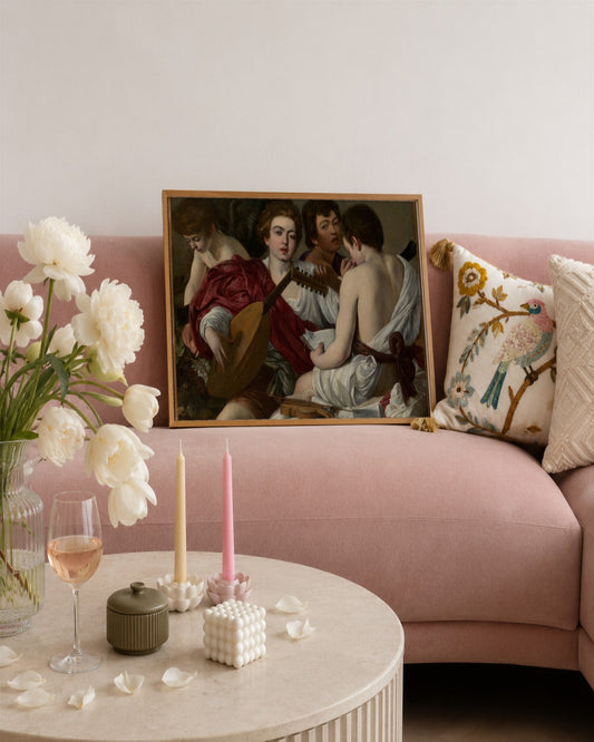 Renaissance Masters - Renaissance Masterpiece No. 174 - framed print in a styled room