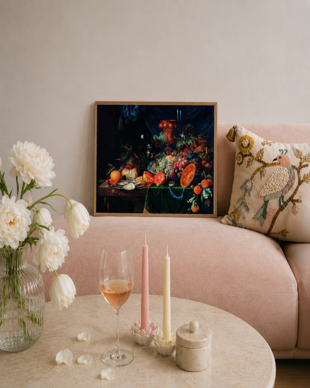 Renaissance Masters - Renaissance Masterpiece No. 379 - framed print in a styled room