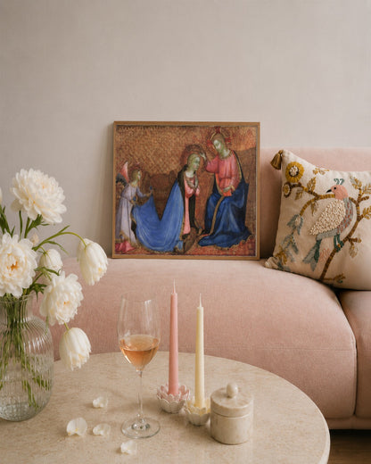 Renaissance Masters - Renaissance Masterpiece No. 409 - framed print in a styled room
