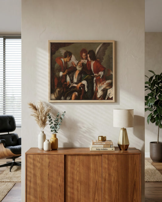 Renaissance Masters - Renaissance Masterpiece No. 130 - framed print in a styled room