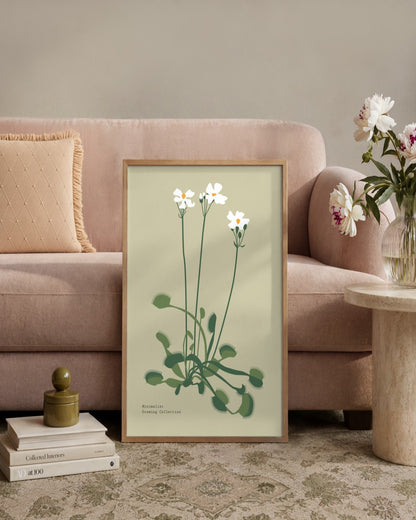SENT Studio - Botanical Poster No. 45 - framed print in a styled room