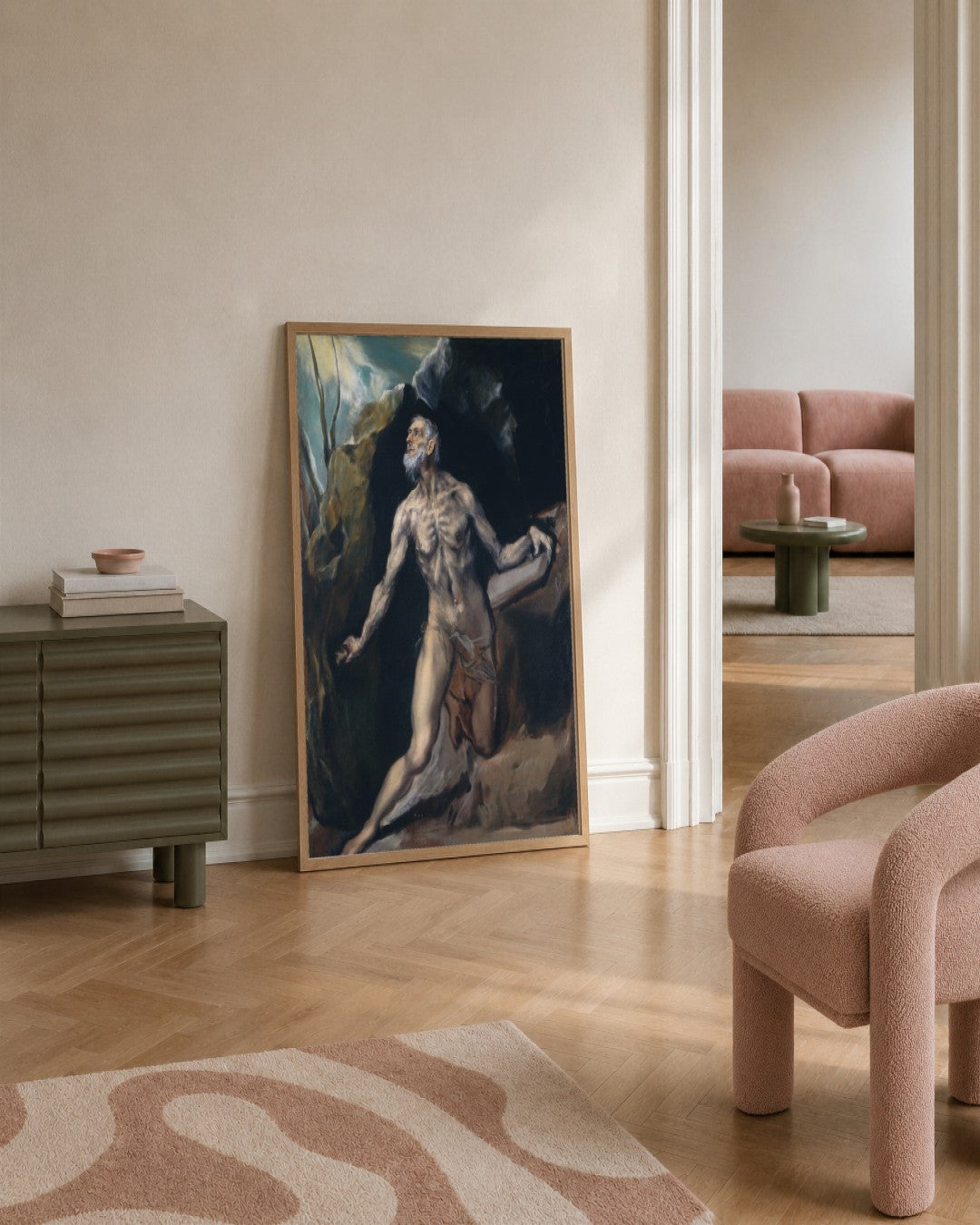 Renaissance Masters - Renaissance Masterpiece No. 218 - framed print in a styled room