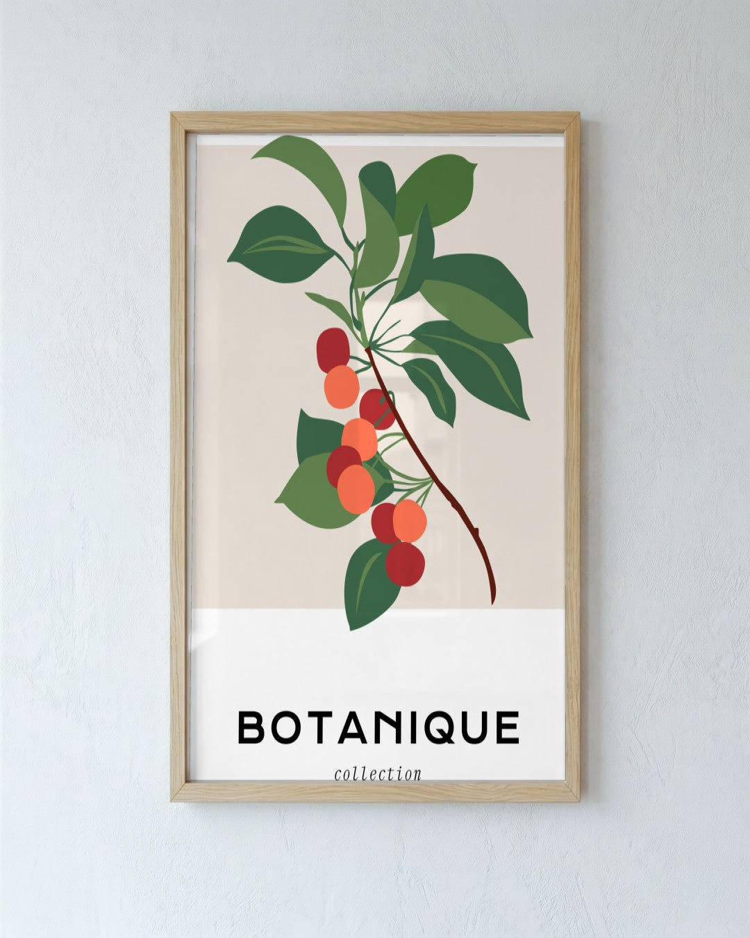 SENT Studio - Botanical Poster No. 22 - framed print in a styled room
