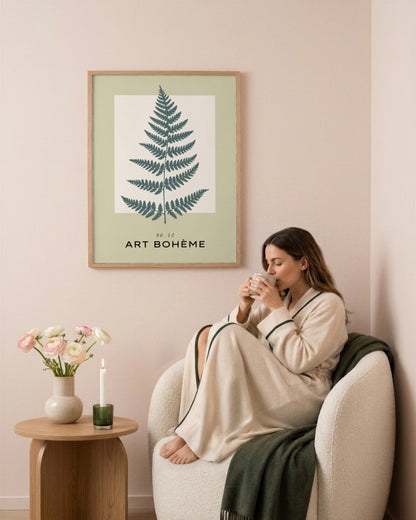 SENT Studio - Botanical Poster No. 33 - framed print in a styled room