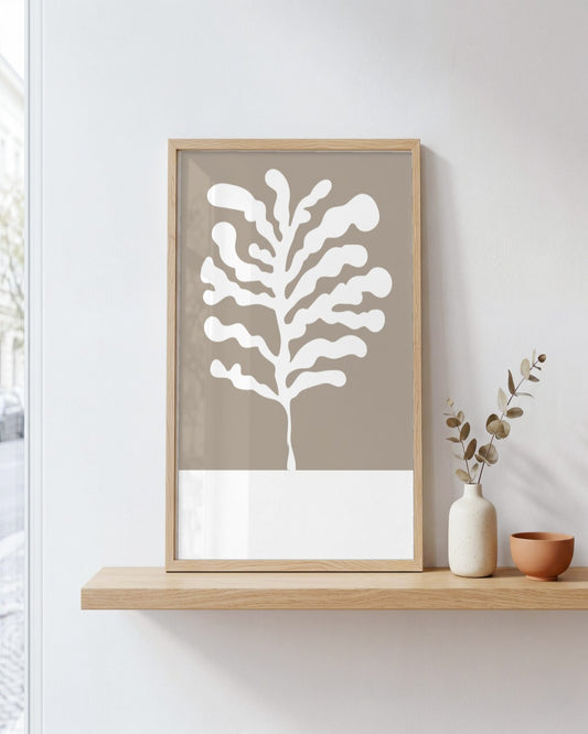 SENT Studio - Bohemian Poster No. 41 - framed print in a styled room