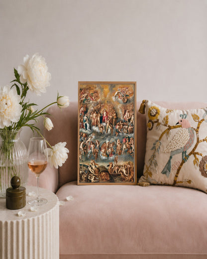 Renaissance Masters - Renaissance Masterpiece No. 412 - framed print in a styled room