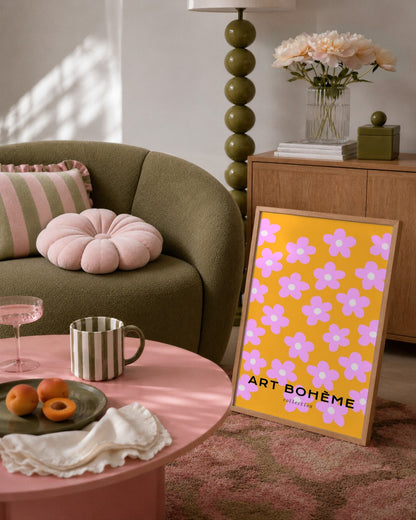 SENT Studio - Abstract Poster No. 25 - framed print in a styled room