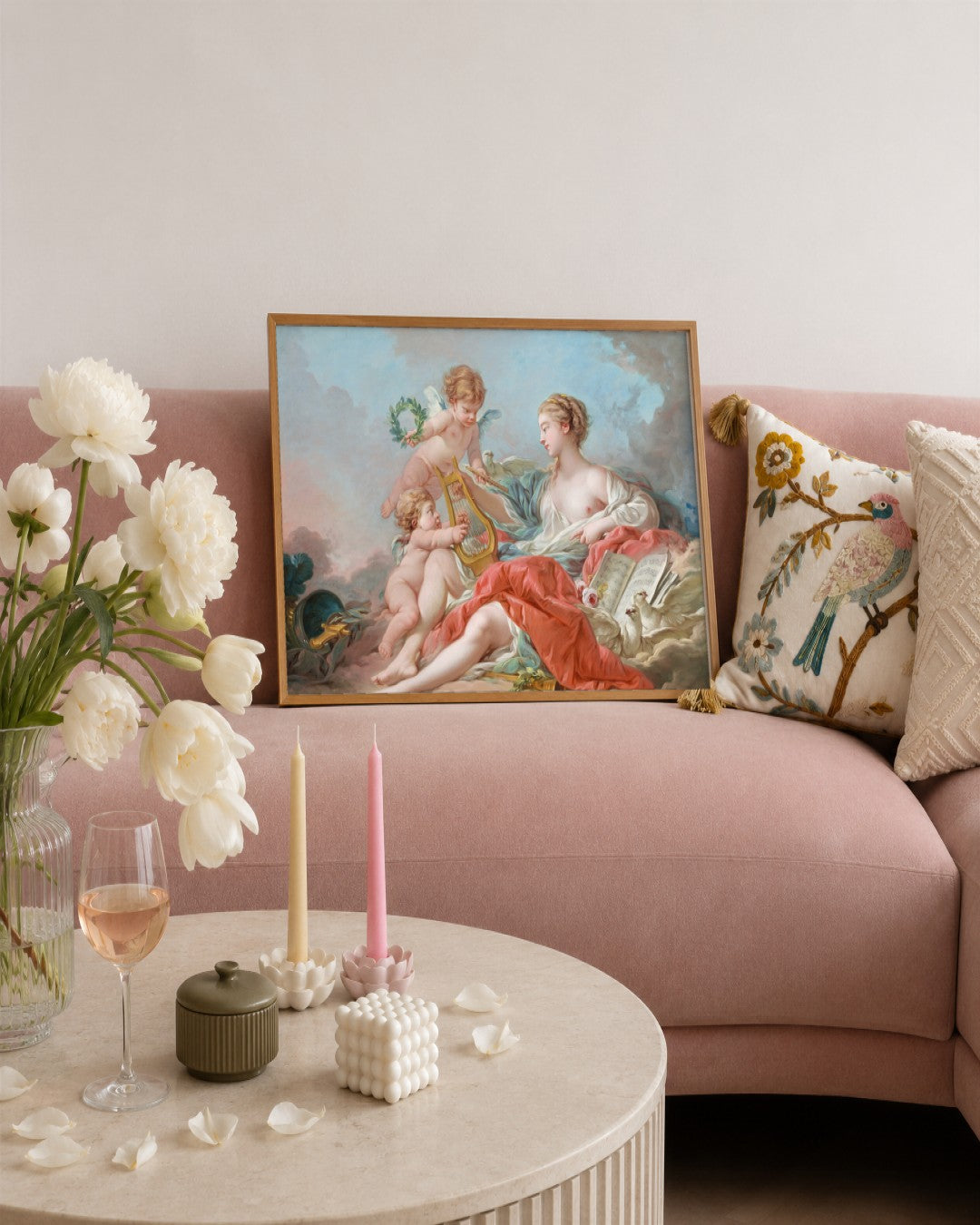 Renaissance Masters - Renaissance Masterpiece No. 210 - framed print in a styled room