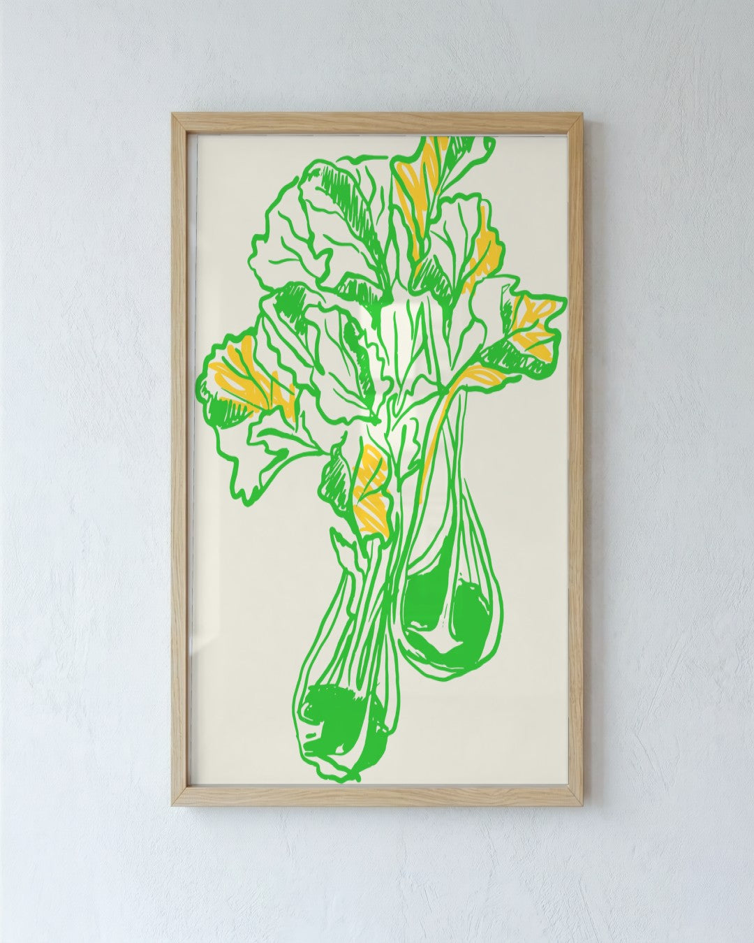 SENT Studio - Cravings Poster No. 32 - framed print in a styled room