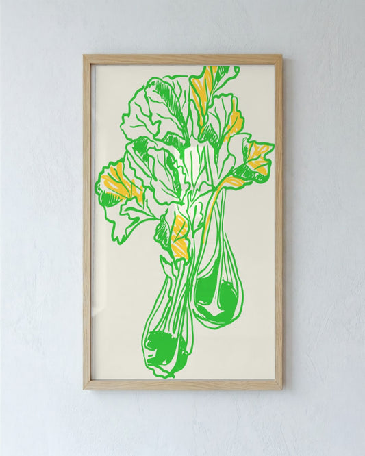 SENT Studio - Cravings Poster No. 32 - framed print in a styled room