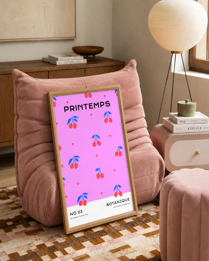 SENT Studio - Abstract Poster No. 2 - framed print in a styled room