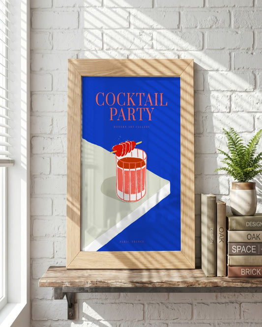 SENT Studio - Cravings Poster No. 13 - framed print in a styled room