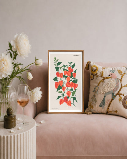 SENT Studio - Botanical Poster No. 37 - framed print in a styled room