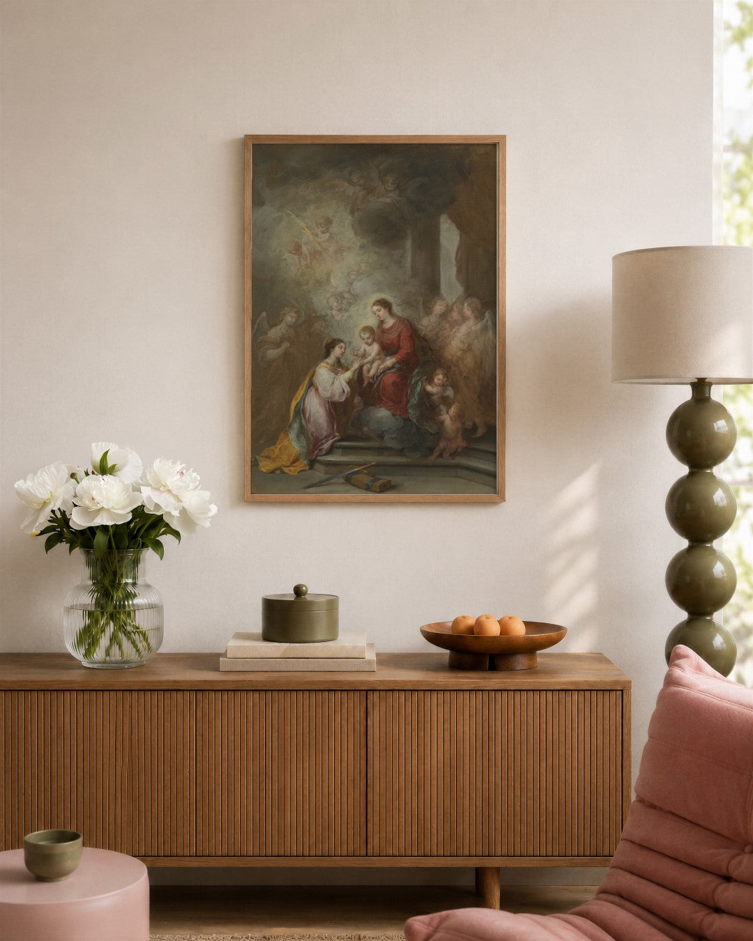 Renaissance Masters - Renaissance Masterpiece No. 394 - framed print in a styled room