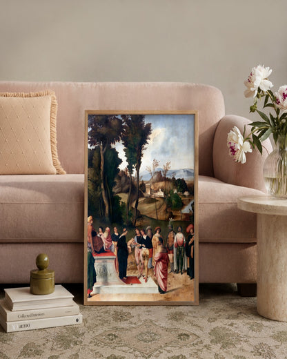 Renaissance Masters - Renaissance Masterpiece No. 281 - framed print in a styled room