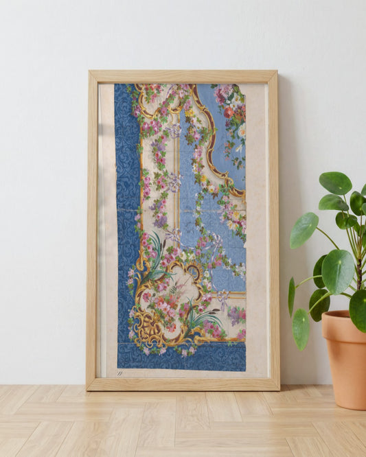 Renaissance Masters - Renaissance Masterpiece No. 114 - framed print in a styled room
