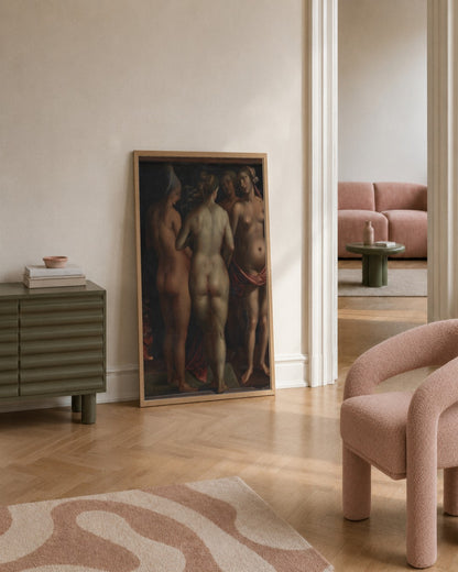 Renaissance Masters - Renaissance Masterpiece No. 187 - framed print in a styled room