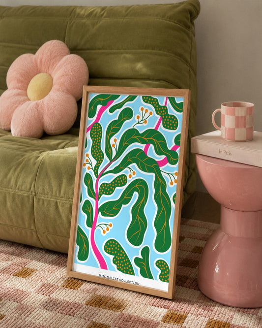 SENT Studio - Aesthetic Poster No. 39 - framed print in a styled room