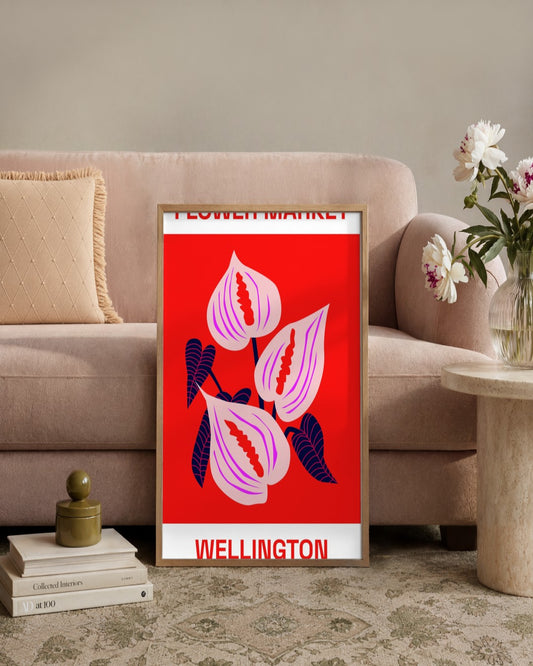 SENT Studio - Artistic Poster No. 39 - framed print in a styled room