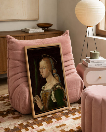 Renaissance Masters - Renaissance Masterpiece No. 161 - framed print in a styled room