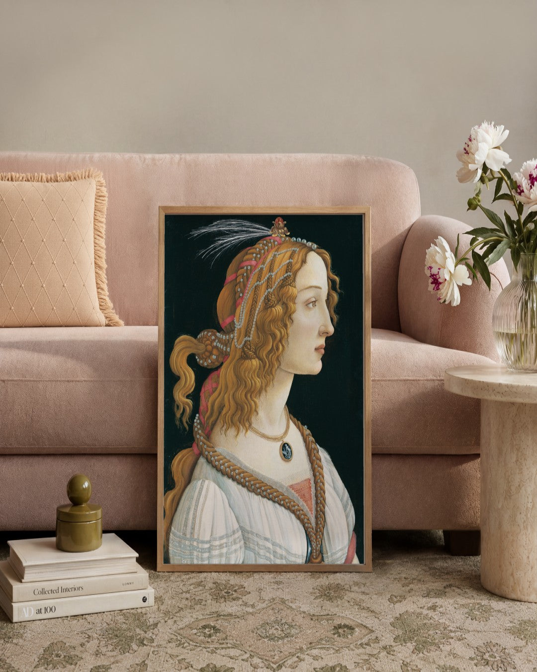 Renaissance Masters - Renaissance Masterpiece No. 252 - framed print in a styled room