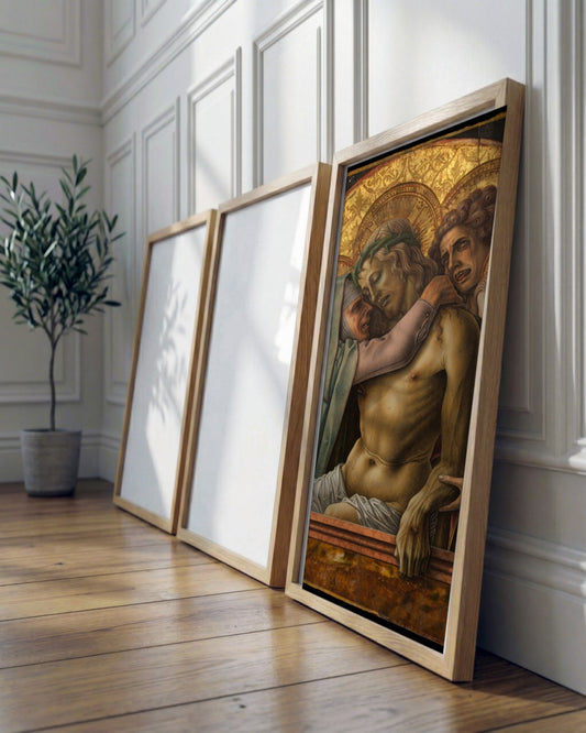 Renaissance Masters - Renaissance Masterpiece No. 133 - framed print in a styled room