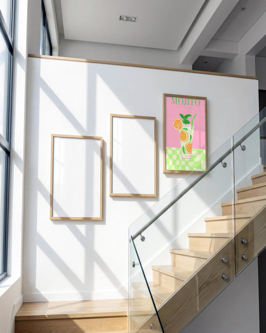 SENT Studio - Cravings Poster No. 3 - framed print in a styled room