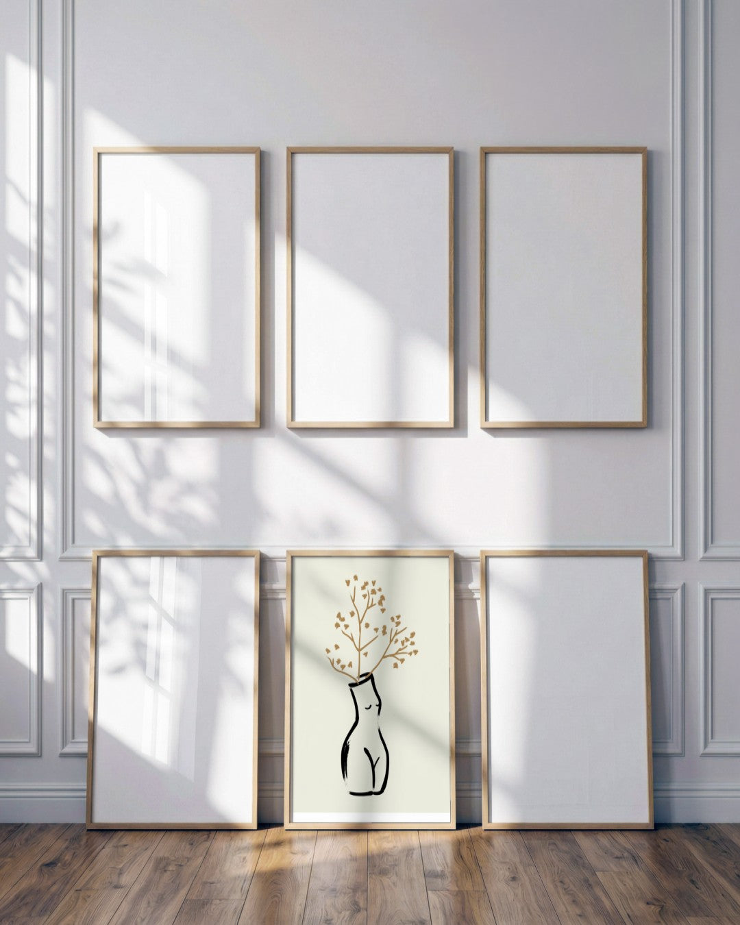SENT Studio - Bohemian Poster No. 73 - framed print in a styled room