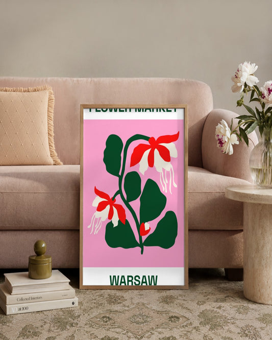 SENT Studio - Artistic Poster No. 30 - framed print in a styled room