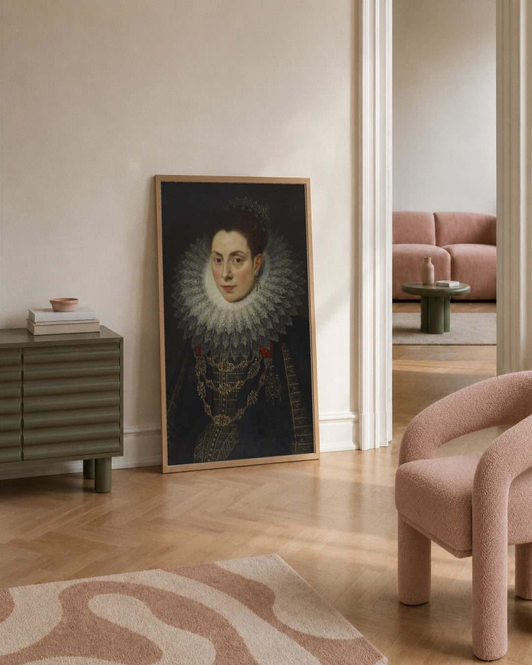 Renaissance Masters - Renaissance Masterpiece No. 72 - framed print in a styled room
