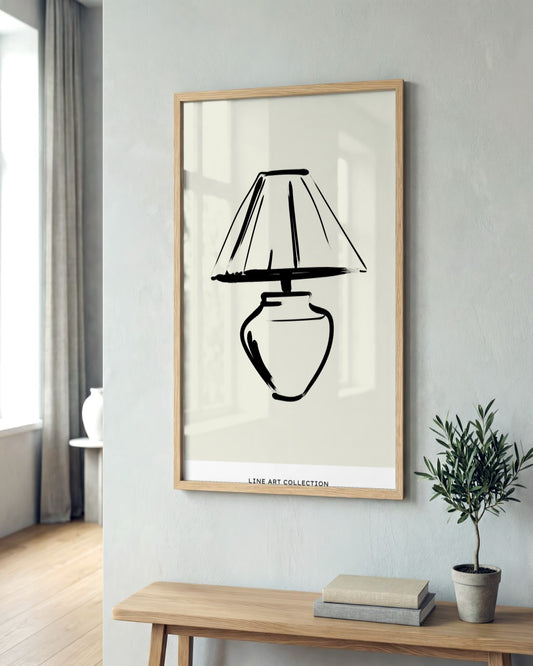 SENT Studio - Bohemian Poster No. 82 - framed print in a styled room