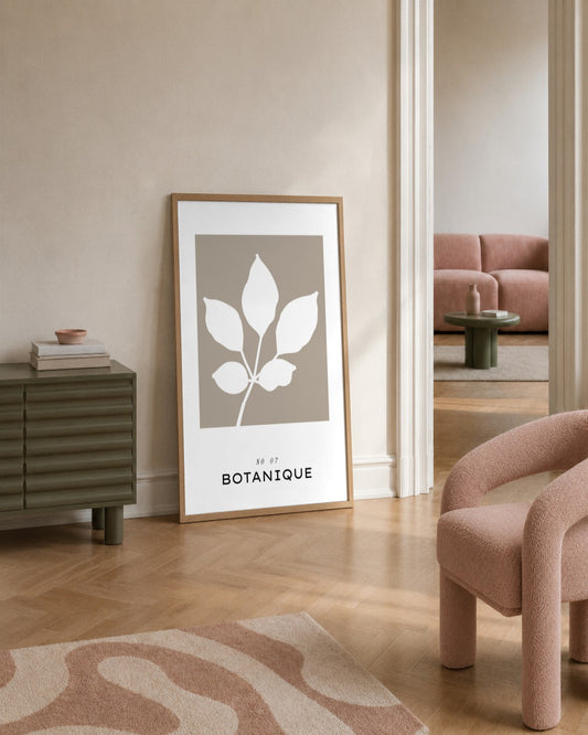 SENT Studio - Bohemian Poster No. 74 - framed print in a styled room