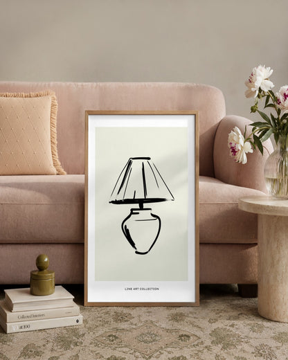 SENT Studio - Bohemian Poster No. 82 - framed print in a styled room