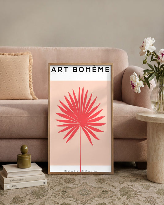 SENT Studio - Abstract Poster No. 24 - framed print in a styled room
