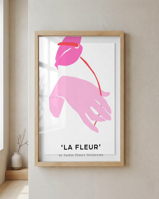 SENT Studio - Abstract Poster No. 36 - framed print in a styled room