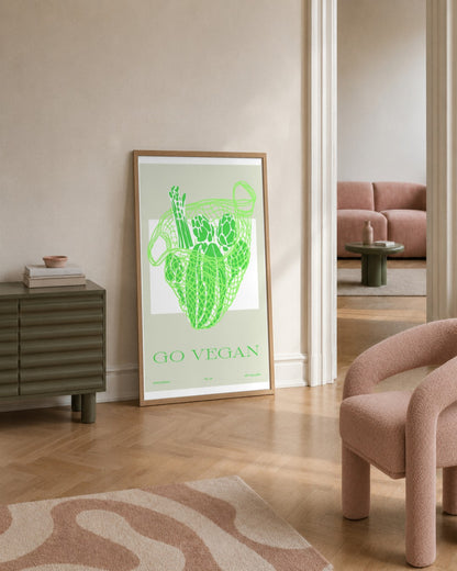 SENT Studio - Cravings Poster No. 16 - framed print in a styled room